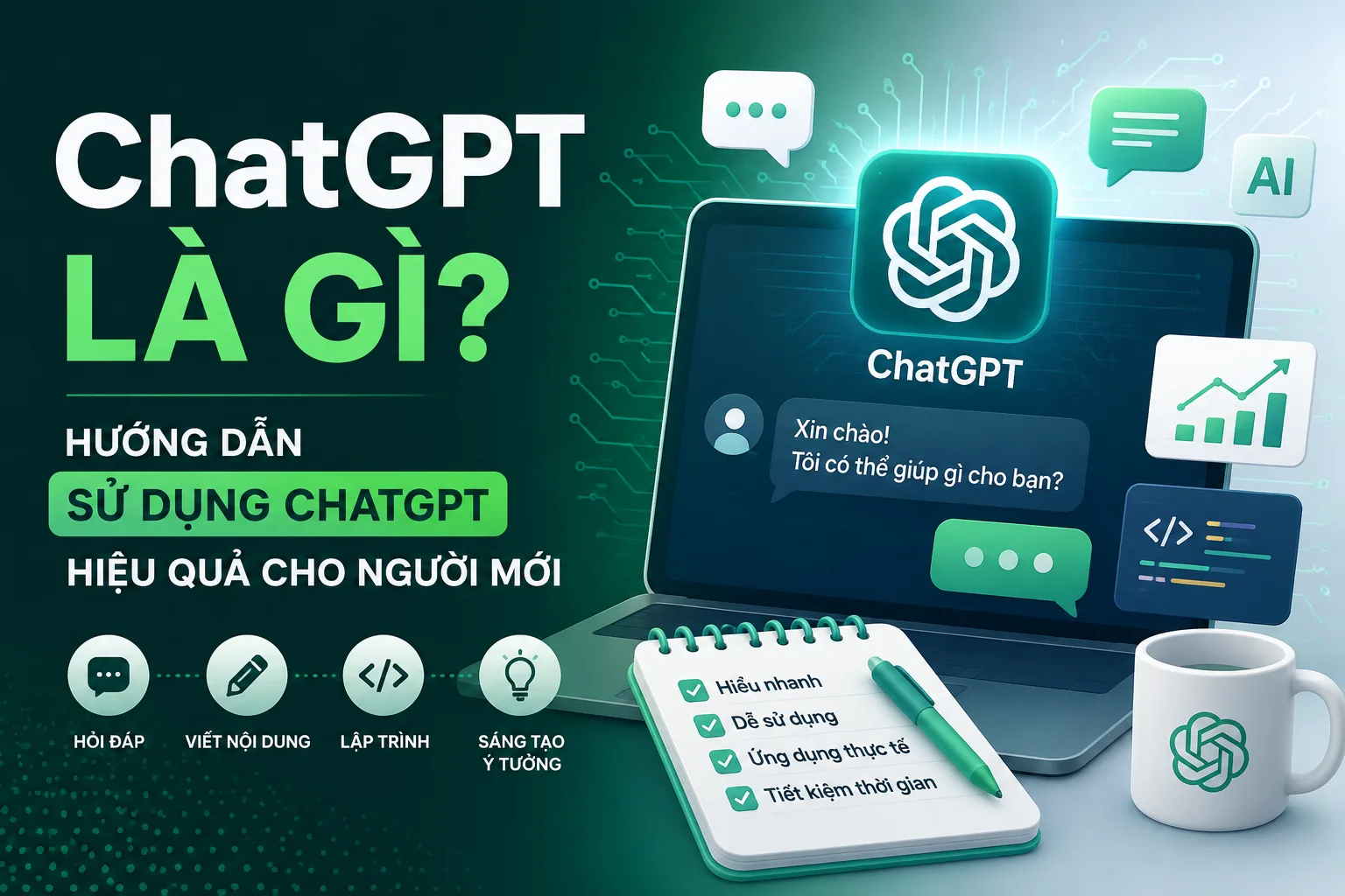 ChatGPT là gì? Hướng dẫn sử dụng ChatGPT hiệu quả cho người mới